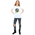 Miniatyrbild 4 av 5: Beetlejuice Dam/Damer Blekt Pose Bomull Pojkvän T-shirt M White M