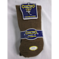 Miniatyrbild 2 av 2: Extra breda bekväma passform breda fötter diabetiker strumpor (3 par) Brown Shades UK 6-11 EURO 39-45