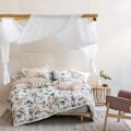 Miniatyrbild 2 av 4: Linen House Luana Quiltad Påslakan Set Enkelsäng Flerfärgad Multicoloured Single
