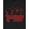 Miniatyrbild 3 av 3: Thin Lizzy Unisex Adult Band Bomull Logotyp T-shirt L Svart Black L