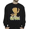 Miniatyrbild 3 av 4: Guardians Of The Galaxy Herr Groot Dansande Sweatshirt M Svart Black M