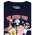 Miniatyrbild 3 av 3: SpongeBob SquarePants Barnens/Barn Krabby Jul T-shirt 5 Navy 5-6 Years