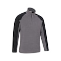 Miniatyrbild 3 av 3: Mountain Warehouse Ashbourne II Fleece Tröja med Halv Dragkedja Herr 3XL Da Dark Grey 3XL