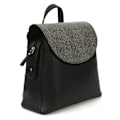 Miniatyrbild 3 av 3: Eastern Counties Leather Petra Snake Print Läderryggsäck En Black One Size