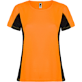 Miniatyrbild 1 av 4: Roly Dam Shanghai Kortärmad Sport T-shirt S Fluo Fluro Orange/Solid Black S