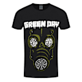 Miniatyrbild 1 av 2: Green Day Unisex Vuxen Mask T-Shirt L Svart/Grön Black/Green L