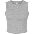 Miniatyrbild 1 av 3: Bella + Canvas Dam Muscle Micro-Rib Klippt Väst Topp Athletic Heather Grey L