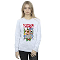 Miniatyrbild 2 av 4: Netflix Dam/Kvinnor Stranger Things Jul Affisch Sweatshirt Sports Grey S
