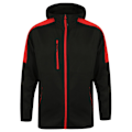 Miniatyrbild 1 av 3: Finden & Hales Herr Typ IIR BFE Active Soft Shell Jacka XXL B Black/Red XXL