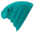 Miniatyrbild 2 av 2: Beechfield Mjuk Feel Stickad Vintermössa One Size Smaragd Emerald One Size