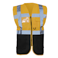 Miniatyrbild 1 av 2: Yoko Hi-Vis Premium Executive/Manager Väst / Jacka (2-pack) Orange/Black 3XL