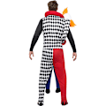 Miniatyrbild 2 av 3: Smiffys Kidnap Clown Piggy Back Kostym One Size Flerfärgad Multicoloured One Size