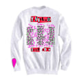 Miniatyrbild 2 av 2: Yungblud Unisex Vuxen Tour Bak & Ärm Tryck Sweatshirt S Vit White S
