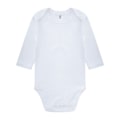 Miniatyrbild 1 av 2: Casual Classics Baby Body med lång ärm 3-6 månader Vit White 3-6 Months