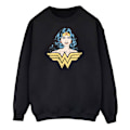Miniatyrbild 1 av 6: Wonder Woman Dam/Damer Gaze Sweatshirt L Svart Black L