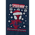 Miniatyrbild 3 av 4: Spider-Man Herr Snöflinga Jul Tröja T-Shirt M Marinblå Navy M