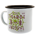 Miniatyrbild 2 av 3: Beetlejuice I Myself Am Strange And Unusual Enamel Mug Set One White/Green/Black One Size