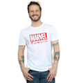 Miniatyrbild 2 av 3: Marvel herrlogotyp tvättvård T-shirt XL vit White XL
