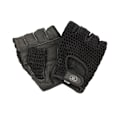 Miniatyrbild 1 av 5: Fitness Mad Herr Läder Mesh Träningshandskar L-XL Svart Black L-XL