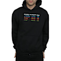 Miniatyrbild 3 av 5: Ready Player One Herr 8-Bit Scoreboard Hoodie L Svart Black L