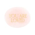 Miniatyrbild 1 av 4: Something Different You Are Loved Rosékvarts Handsten En Storlek Pink/Gold One Size
