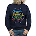 Miniatyrbild 3 av 6: National Lampoon's Christmas Vacation Herr Griswold Familj Tröja Navy Blue XL