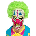 Miniatyrbild 3 av 3: Smiffys Herr Clown UV Svartljusmask One Size Flerfärgad Multicoloured One Size