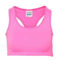 Miniatyrbild 1 av 2: AWDis Cool Dam/Damer Girlie Cool Sports Crop Top 10 UK Elektrisk Rosa Electric Pink 10 UK