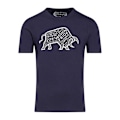 Miniatyrbild 1 av 3: Raging Bull Herrarnas Word Bull Outline T-shirt L Marinblå Navy L