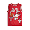 Miniatyrbild 1 av 4: Paw Patrol Boys Slam Dunk Pup Marshall Basketbolltröja Väst T Red 5-6 Years