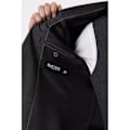 Miniatyrbild 3 av 5: Burton Texturerad Slim Suit Jacka 38R Charcoal Charcoal 38R