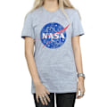 Miniatyrbild 3 av 5: NASA Dam/Damer Classic Insignia Logo Boyfriend T-Shirt 3XL Sports Grey 3XL