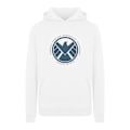 Miniatyrbild 1 av 2: Agents Of Shield Pojkar Logistikavdelningen Hoodie 7-8 År Vit White 7-8 Years