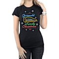 Miniatyrbild 2 av 6: National Lampoon's Julfest Dam/Dam T-shirt i bomull Black XXL