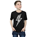 Miniatyrbild 4 av 6: AC/DC Pojkar Lightning Bolt Bomulls T-Shirt 7-8 År Svart Black 7-8 Years