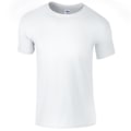 Miniatyrbild 1 av 2: Gildan Herr Kortärmad Soft-Style T-shirt 5XL Vit White 5XL