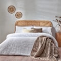 Miniatyrbild 1 av 3: Yard Chunky Cotton Waffle Påslakan Set Enkelsäng Vit White Single