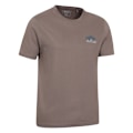 Miniatyrbild 3 av 4: Mountain Warehouse Herr Mountain Peaks T-shirt L Mörkbeige Dark Beige L