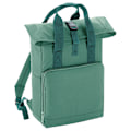 Miniatyrbild 1 av 3: BagBase Twin Handle Roll-Top Ryggsäck One Size Sage Green Sage Green One Size
