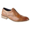 Miniatyrbild 1 av 2: Roamers Herr Läder Brogue 10 UK Tan Tan 10 UK