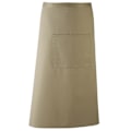 Miniatyrbild 1 av 2: Premier Unisex Färger Bar Apron / Arbetskläder (Lång Continental S Olive One Size