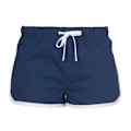 Miniatyrbild 1 av 3: Skinni Fit Dam/Dam Retro Shorts 16 UK Marinblå/Vit Navy/White 16 UK