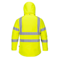 Miniatyrbild 2 av 2: Portwest Damjacka för kvinnor/damer Hi-Vis vinterjacka XL gul Yellow XL