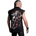 Miniatyrbild 3 av 3: Spiral Direct Unisex Vuxen Top Dog Stone Wash Skjorta 3XL Svart Black 3XL