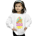 Miniatyrbild 2 av 3: Scooby Doo Girls Easter I Dig It Sweatshirt 5-6 år Vit White 5-6 Years