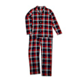Miniatyrbild 1 av 6: SF Tartan Pyjamasset Herr M Röd/Marinblå Red/Navy M