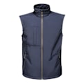 Miniatyrbild 1 av 3: Regatta Herr Octagon II Tryckbar Soft Shell Väst 3XL Nav Navy/Seal Grey 3XL