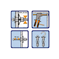 Miniatyrbild 4 av 4: Edma Ultra Fix Metallankare Expansionsverktyg One Size Multi Colou Multi Colour One Size