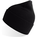 Miniatyrbild 3 av 3: Atlantis Unisex Vuxen Ren Beanie i 100 % Återvunnet Material, One Size, Svart Black One Size