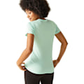Miniatyrbild 5 av 6: Regatta Fingal V-hals T-shirt för damer, 8 UK, blekt aqua Bleached Aqua 8 UK